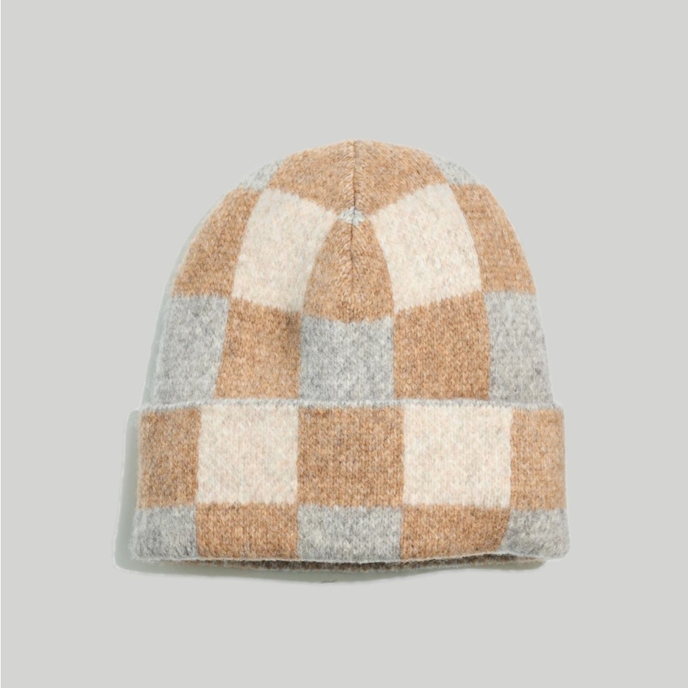 Madewell Checkered Beanie